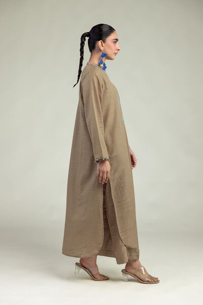Dyed | Textured Cotton | Solid Cotton Pants | GBP 25.00