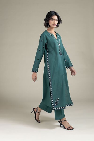 Dyed | Khaddar | Pants | GBP 12.00