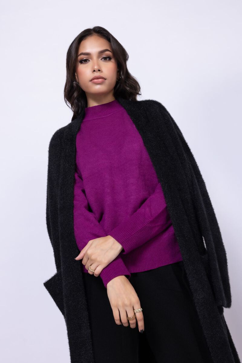 Dyed | Acrylic Feather | Sweater | null