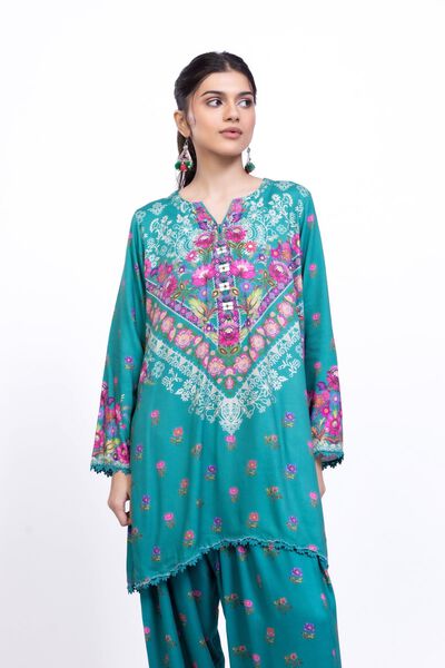 Embroidered | Satin | Kurta | GBP 15.00