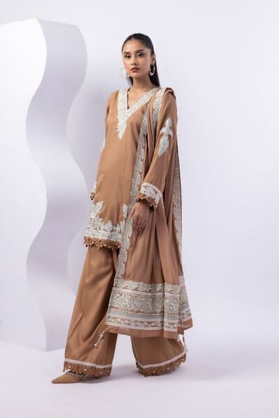 Embroidered | Light Thai Silk | Dupatta | GBP 40.00