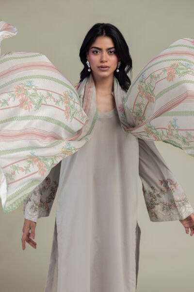 Embroidered | Lawn | Floral Cambric Dupatta | GBP 25.00