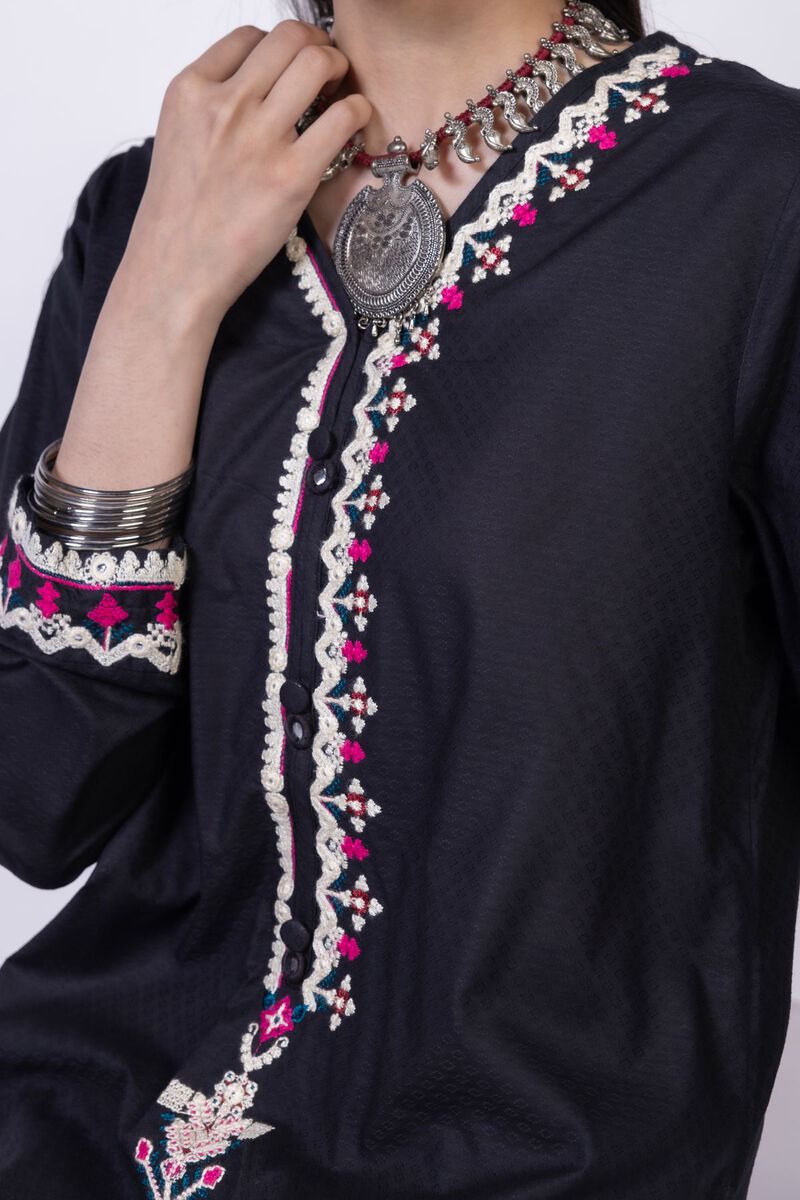 Embroidered | Cotton Dobby | Kurta | GBP 25.00