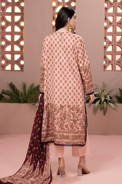 Slub Lawn | Embroidered | Fabrics 3 Piece | GBP 15.00