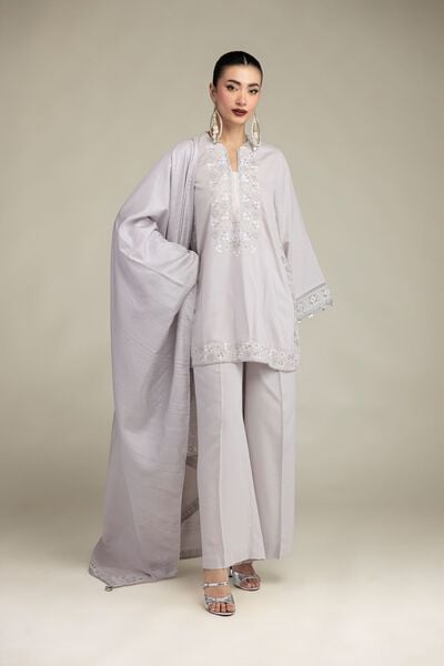 Embroidered | Raw Silk | Raw Silk Pants | GBP 25.00