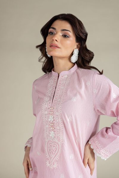 Embroidered | Cotton Dobby | Fabrics 2 Piece | Top and Bottom | GBP 15.00