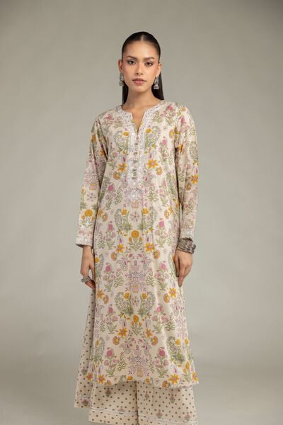 Embroidered | Cotton Viscose | Cotton Viscose Kurta | GBP 40.00