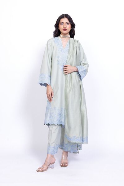 Embroidered | Raw Silk | Kurta | GBP 45.00