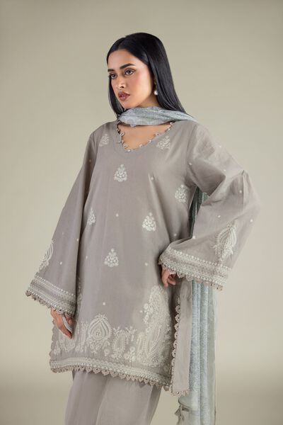 Embroidered | Cambric | Tailored Cambric Set | GBP 65.00