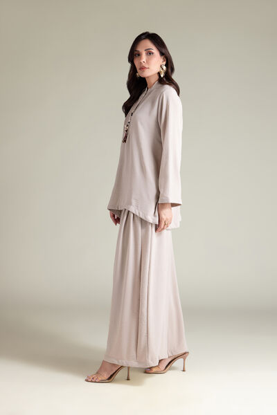 Dyed | Textured Georgette | Solid Georgette Shalwar | GBP 25.00