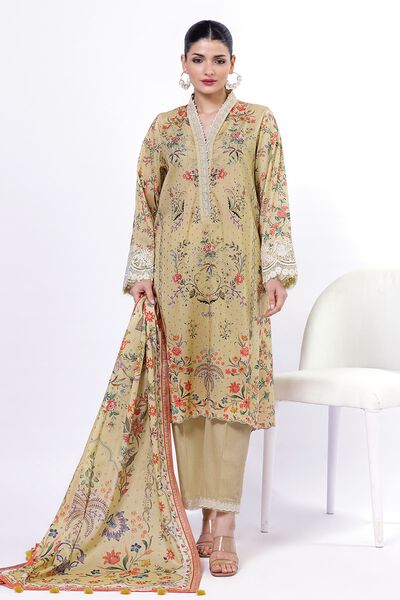 Embroidered | Jacquard | Fabrics 3 Piece | GBP 25.00