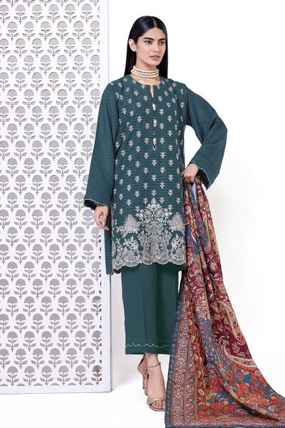Embroidered | Light khaddar Messuri | Tailored 3 Piece | GBP 21.00