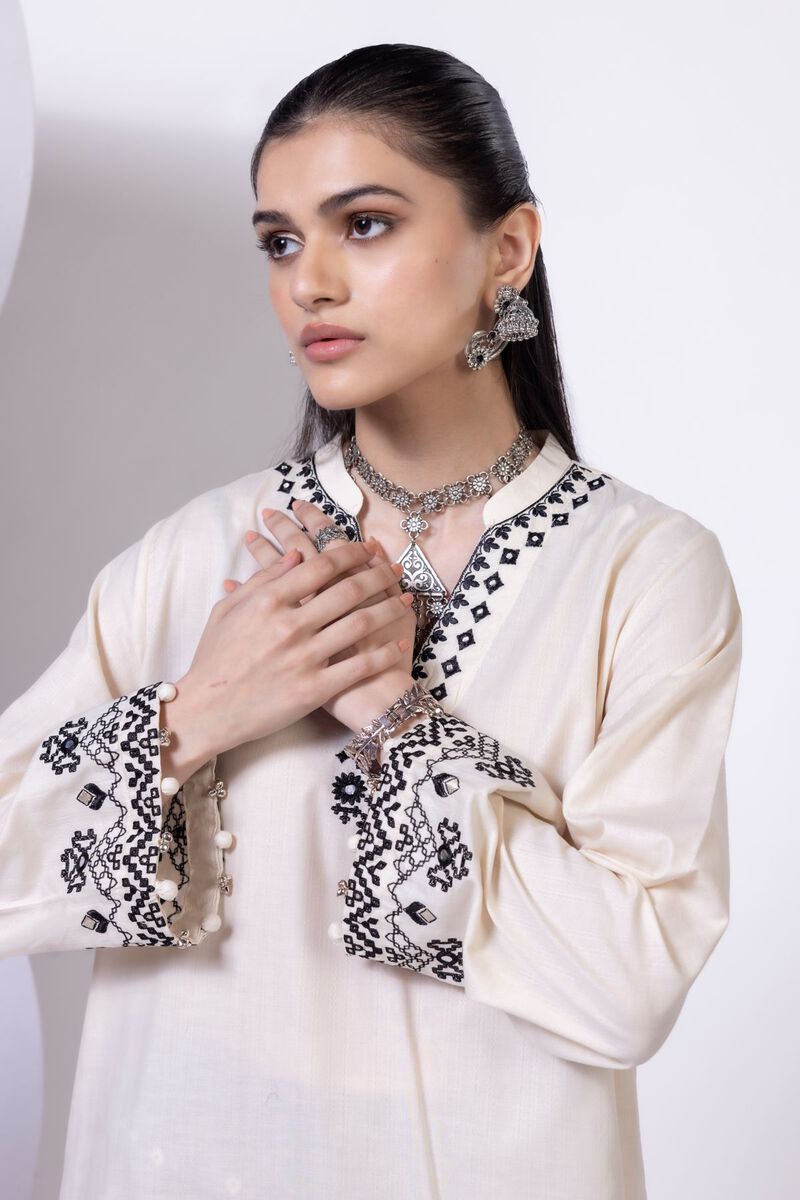 Embroidered | Cotton Dobby | Kurta | GBP 12.00