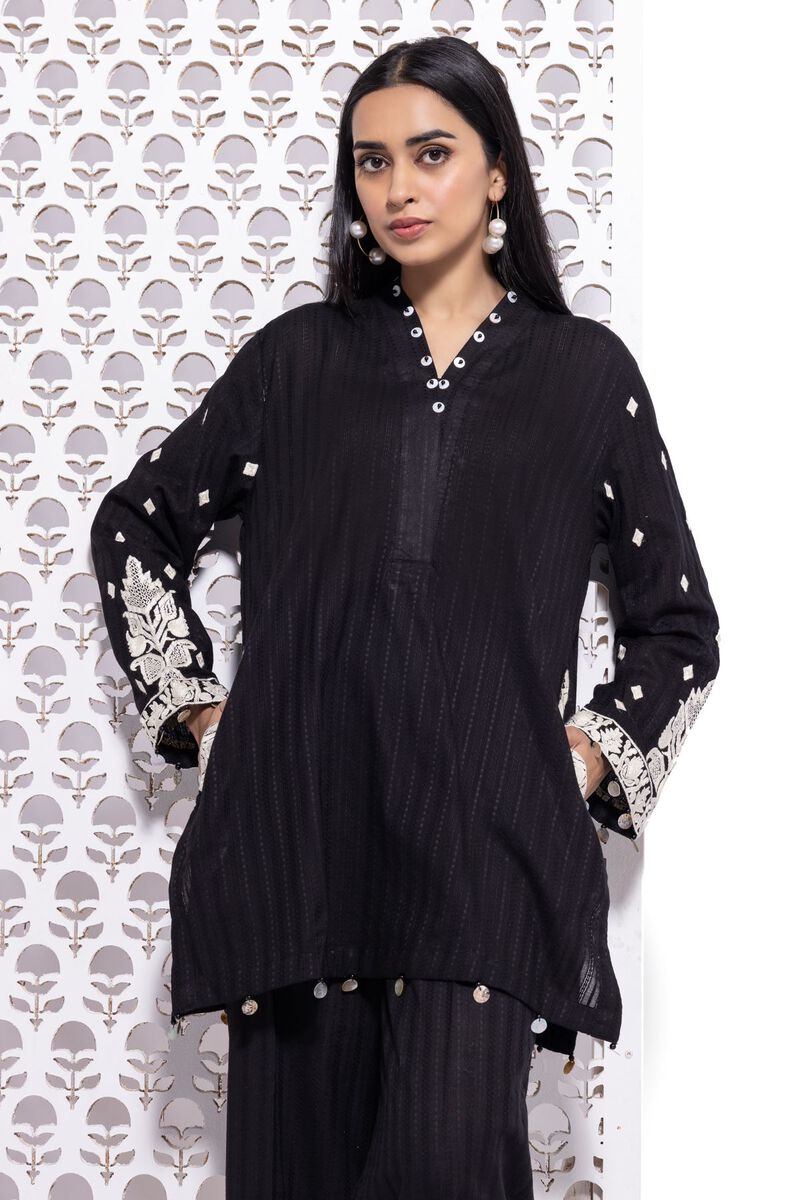 Embroidered | Textured Cotton | Kurta | null