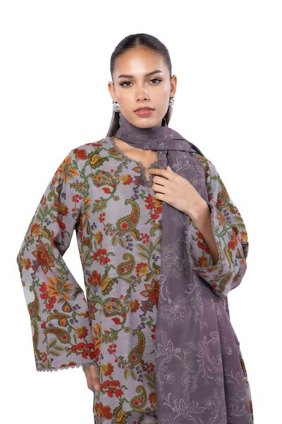 Printed | Khaddar | Tailored 3 Piece | GBP 40.00