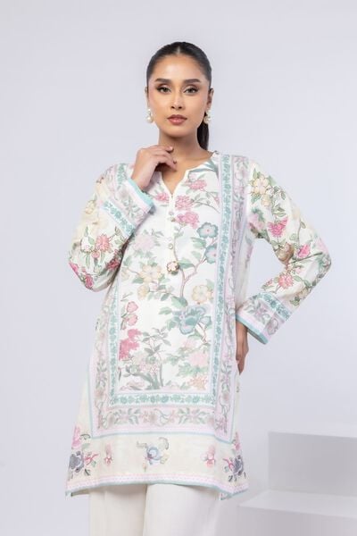 Printed | Dull Raw Silk | Kurta | GBP 25.00
