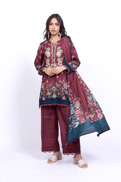 Embroidered | Textured Cotton | Kurta | GBP 12.50