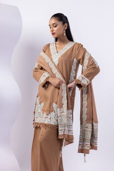 Embroidered | Light Thai Silk | Dupatta | GBP 40.00
