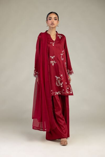 Embroidered | Dobby | Dobby Tailored 3-Piece | GBP 70.00