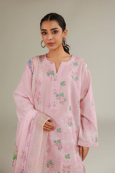 Embroidered | Cambric | Fabrics 3 Piece | GBP 40.00
