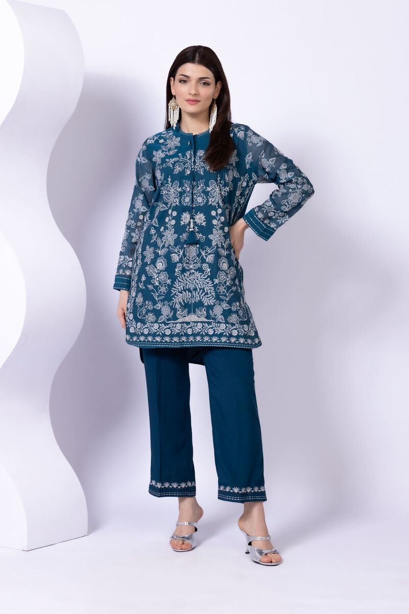 Embroidered | Paper Silk | Kurta | GBP 50.00