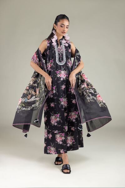 Embroidered | Cambric | Pearl Floral Kurta | GBP 17.50