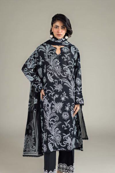 Printed | Lawn | Floral Kurta 3-piece | GBP 55.00