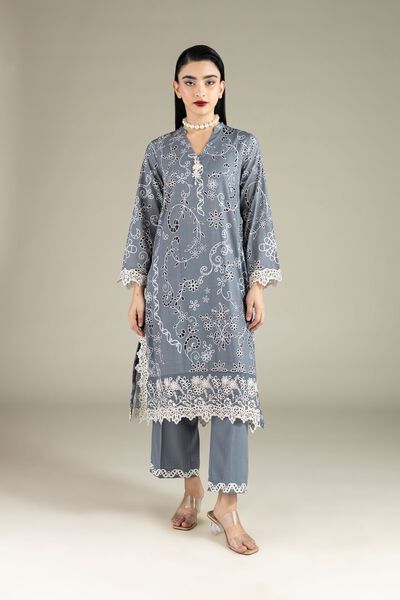 Embroidered | Raw Silk | Kurta | GBP 45.00