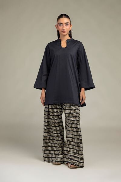 Printed | Cambric | Black Printed Shalwar | GBP 25.00