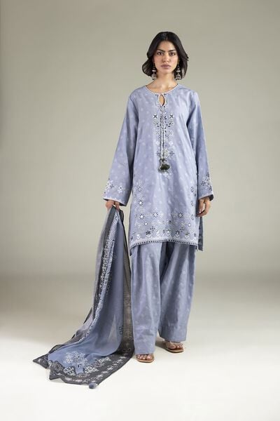 Embroidered | Broshia | Fabrics 3 Piece | GBP 45.00