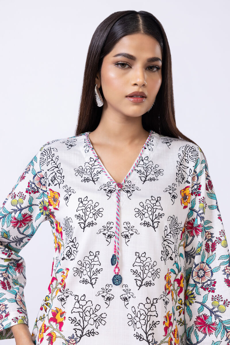 Embroidered | Crosshatch Poplin | Kurta | GBP 30.00