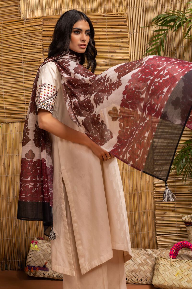 Printed | Slub Polyester | Dupatta | null