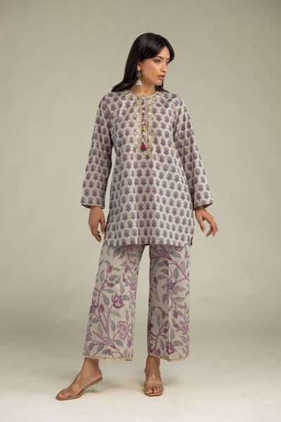 Embroidered | Cambric | Floral Cambric Pants | GBP 25.00