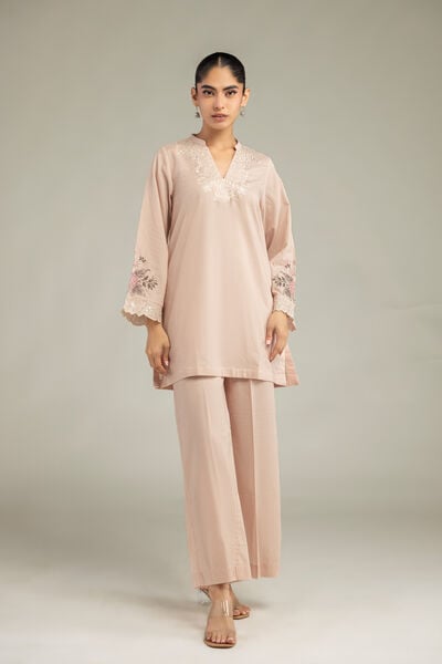 Embroidered | Cambric | Solid Cambric Pants | GBP 25.00