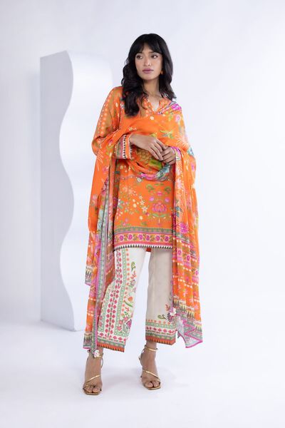Printed | Light Thai Silk | Dupatta | GBP 25.00