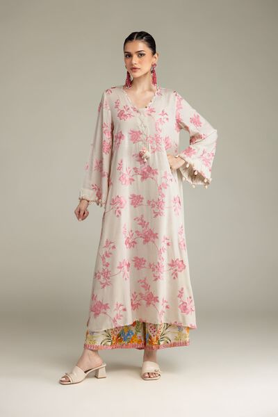 Embroidered | Raw Silk | Pants | GBP 30.00