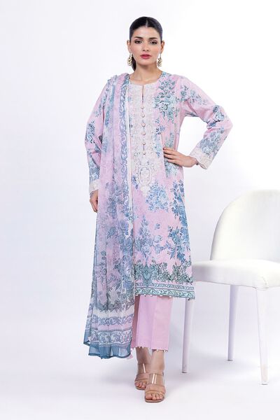 Embroidered | Cambric | Fabrics 3 Piece | GBP 20.00