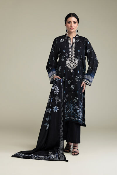 Embroidered | Cambric | Fabrics 3 Piece | GBP 45.00