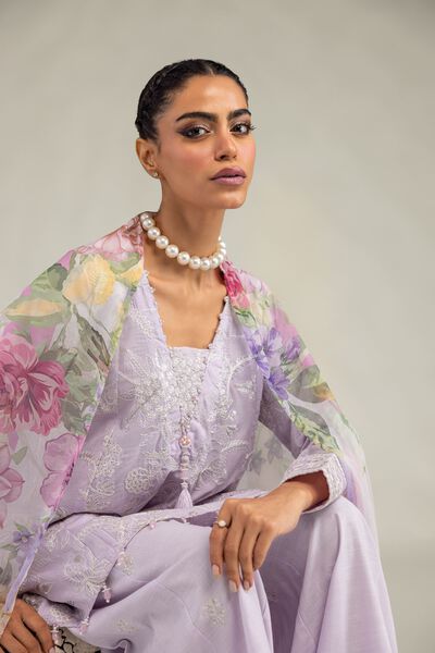 Embroidered | Mesuri | Floral Mesuri Dupatta | GBP 25.00