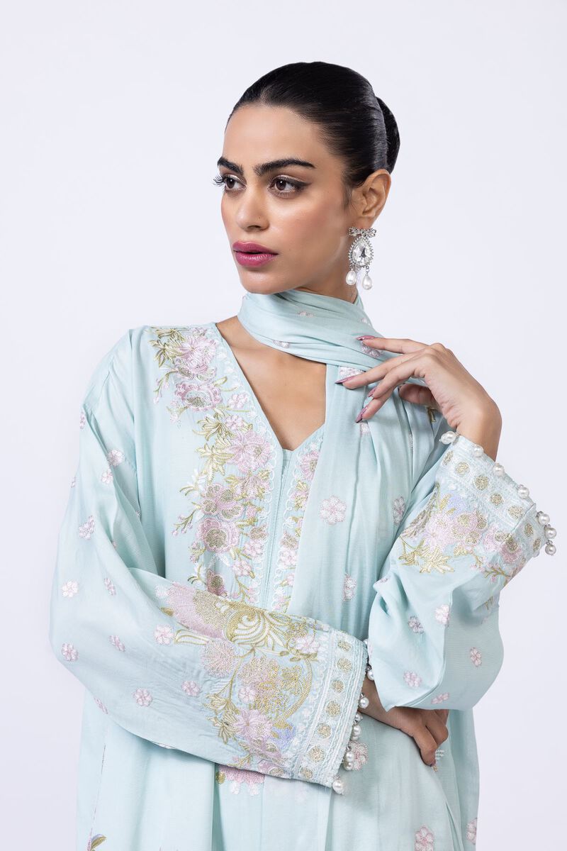 Embroidered | Light Thai Silk | Dupatta | GBP 35.00