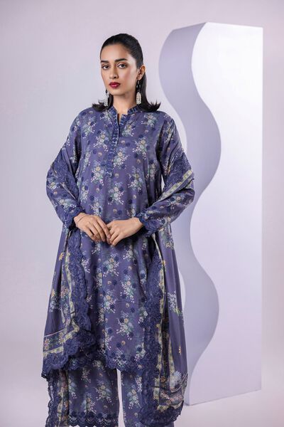 Embroidered | Russian Raw Silk | Kurta | GBP 50.00
