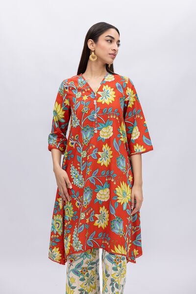 Printed | Crosshatch Poplin | Kurta | GBP 10.00