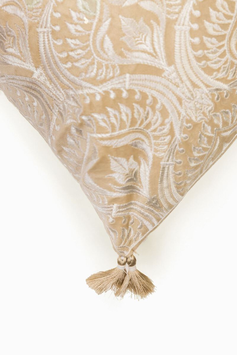Velvet | Embroidered | Cushion Cover | null
