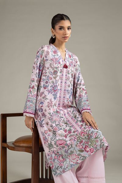 Printed | Raw Silk | Kurta | GBP 20.00