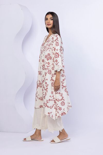 Embroidered | Crosshatch Poplin | Pants | GBP 17.00