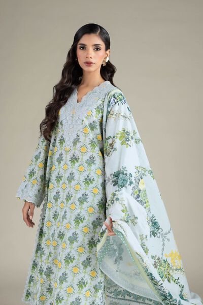 Embroidered | Cambric | Tailored 3 Piece | GBP 55.00