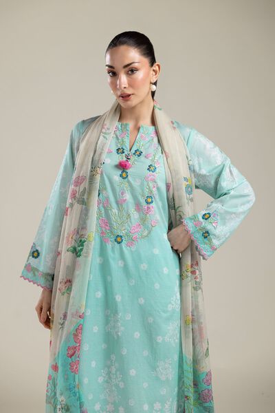 Embroidered | Cambric | Fabrics 3 Piece | GBP 40.00