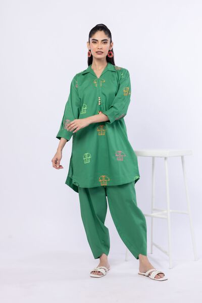 Dyed | Crosshatch Poplin | Pants | GBP 12.00