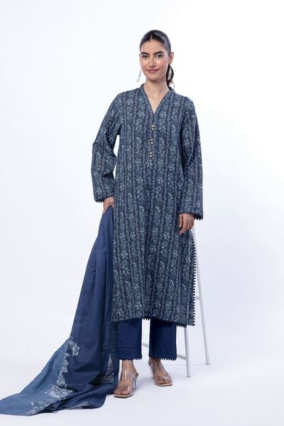 Printed | Light Khaddar | Tailored 3 Piece | GBP 40.00