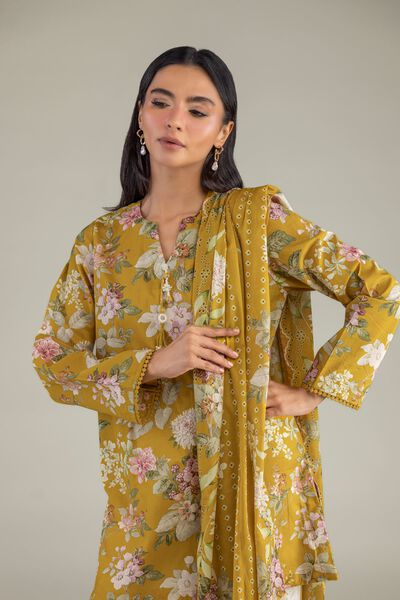 Printed | Lawn | Lawn Floral Dupatta | GBP 25.00